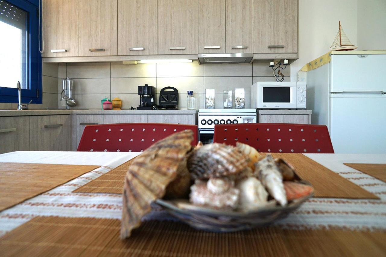 Dolphins House Villa Paralia Avdhiron ภายนอก รูปภาพ
